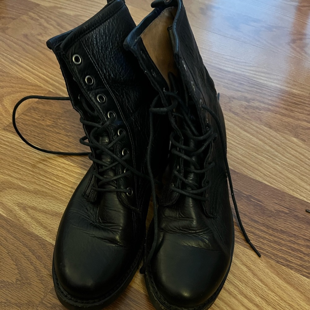Frye combat boots